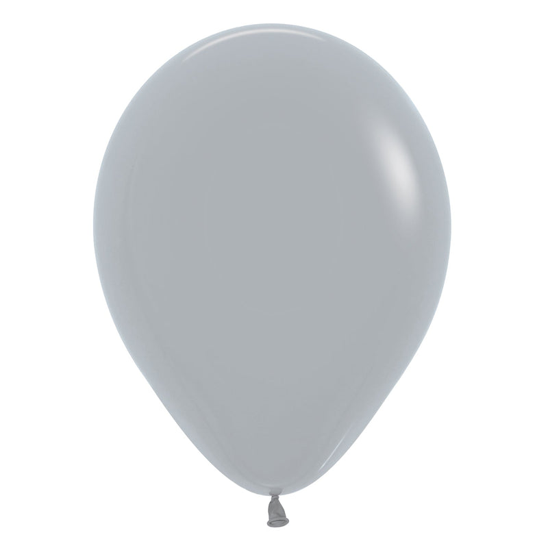 5" LATEX - GREY - PACK OF 100-Latex Balloon Packs-Partica Party