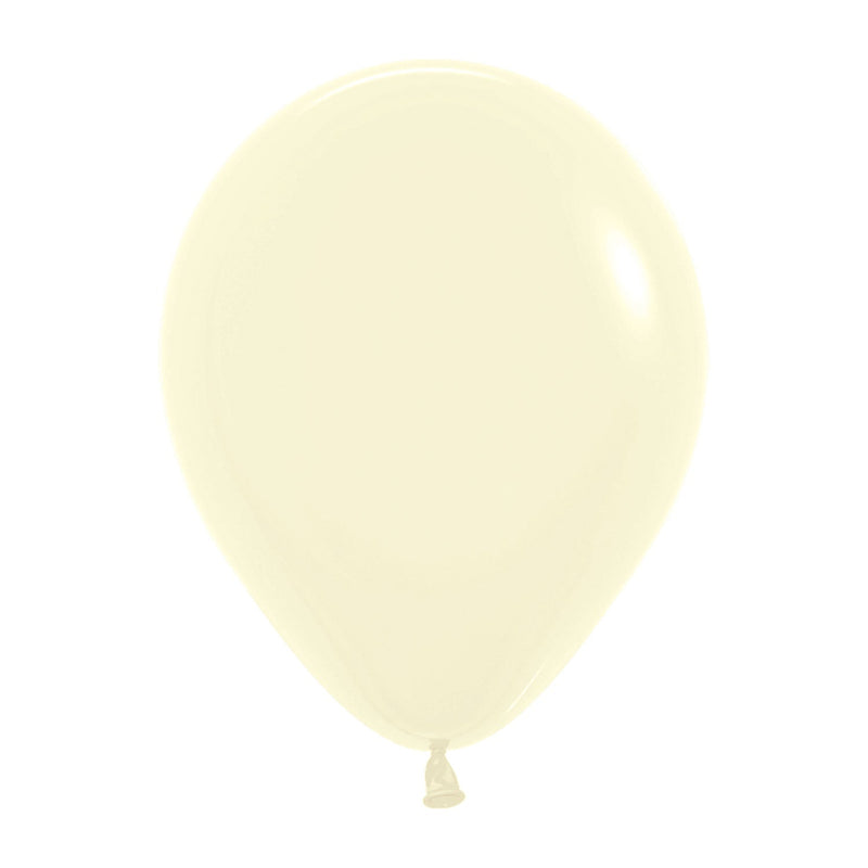 5" LATEX - PASTEL YELLOW - PACK OF 100-Latex Balloon Packs-Partica Party