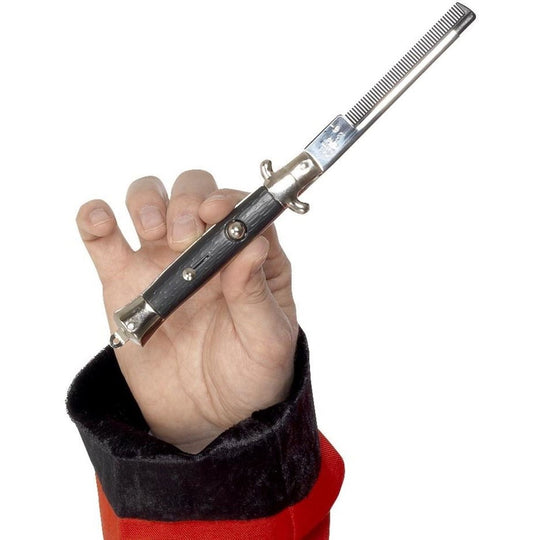 50s STYLE TEDDY BOY FLICK COMB - BLACK