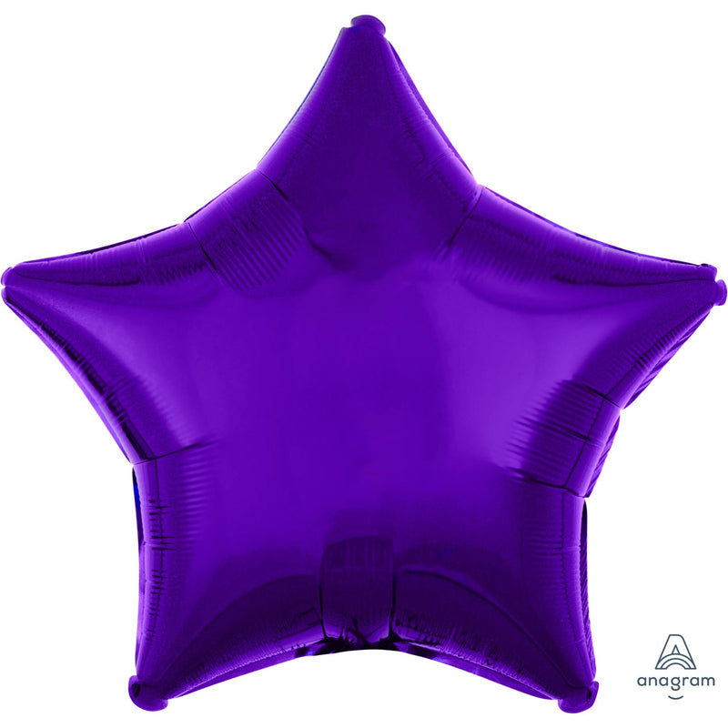 METALLIC - STAR - PURPLE