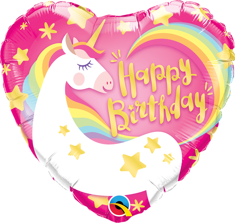 18" FOIL - HAPPY BIRTHDAY MAGICAL UNICORN