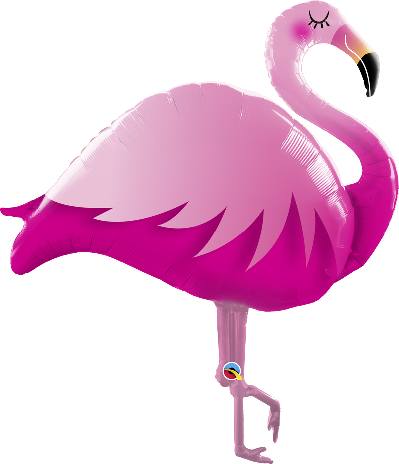 JUMBO FOIL - PINK FLAMINGO