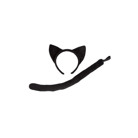 EARS & TAIL SET - BLACK CAT