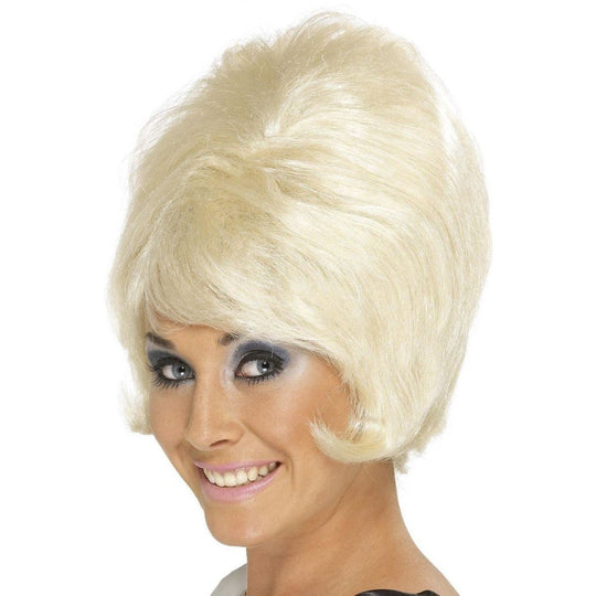 60s BEEHIVE WIG - BLONDE
