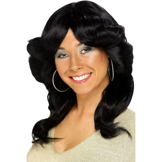 70s FLICK WIG - BLACK