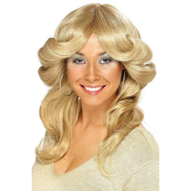70S FLICK WIG - BLONDE-THEMED WIGS-Partica Party