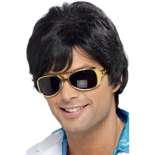 70s SHAG WIG - BLACK