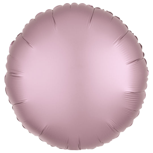 METALLIC - CIRCLE - PASTEL PINK