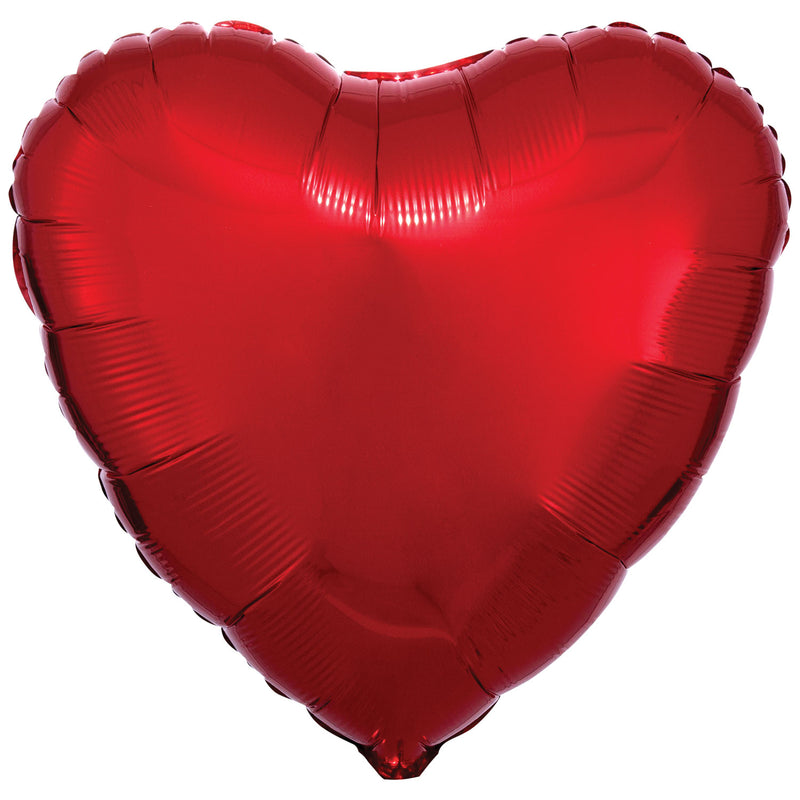 METALLIC - HEART - RED - Partica Party