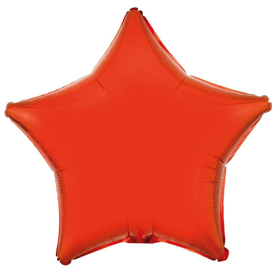 METALLIC - STAR - ORANGE