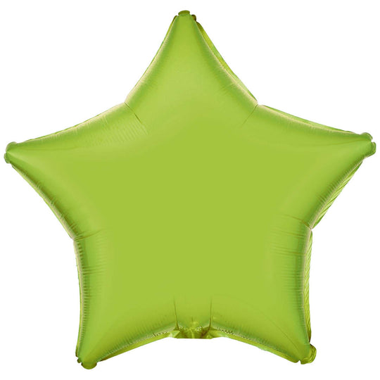 METALLIC - STAR - LIME GREEN