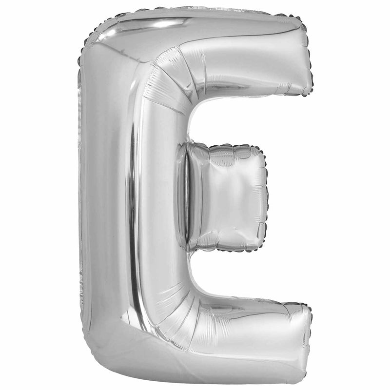 JUMBO LETTER - E - SILVER - Partica Party