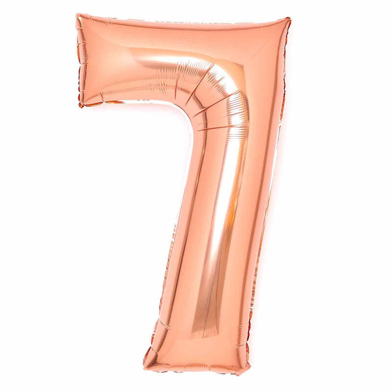 JUMBO NUMBER - 7 - ROSE GOLD - Partica Party