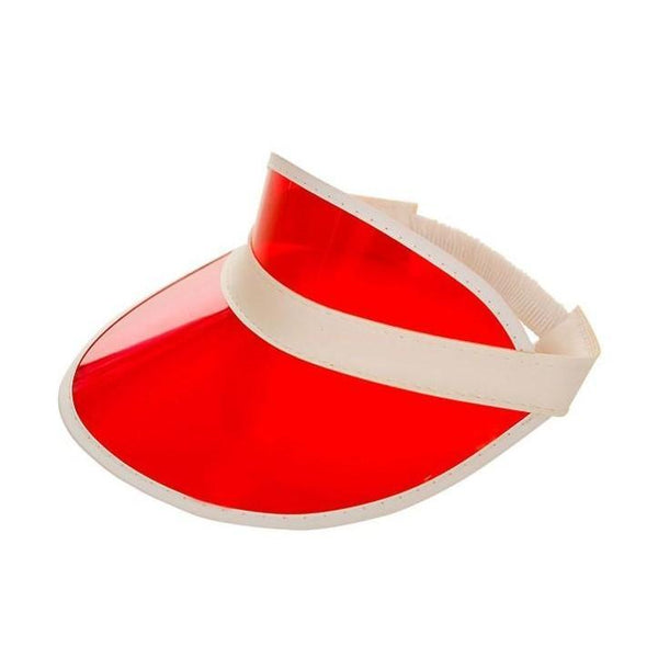 80S SUN VISOR - RED-Hat-Partica Party