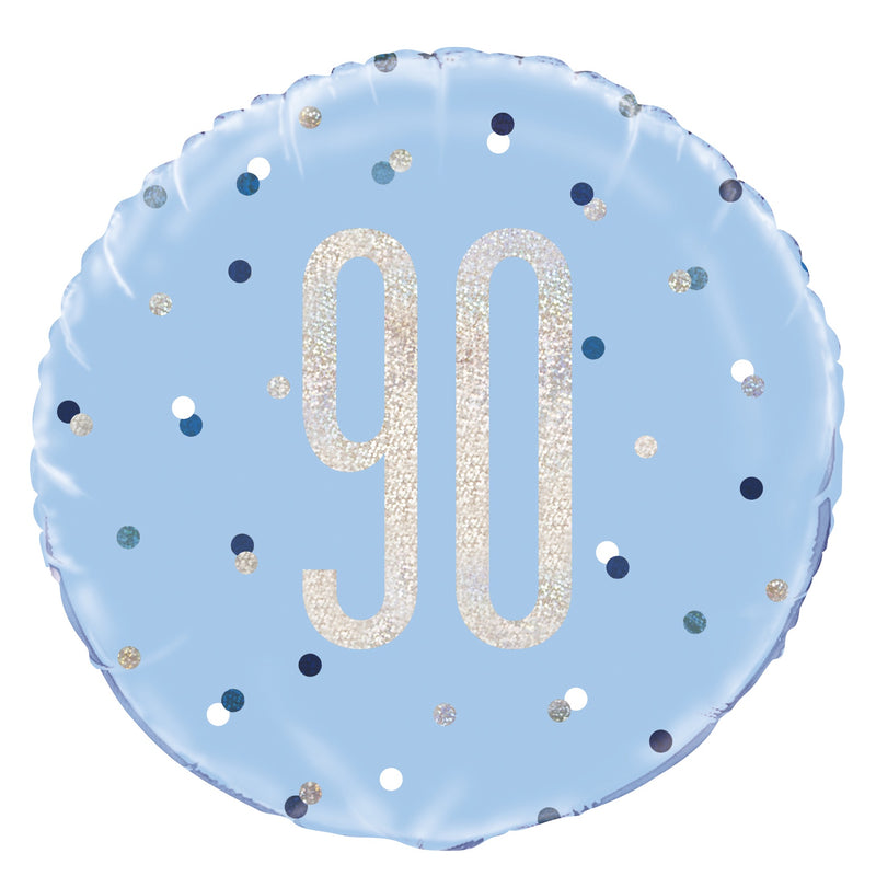 18" FOIL - 90th - BLUE