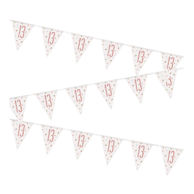 BUNTING - 13th - ROSE GOLD