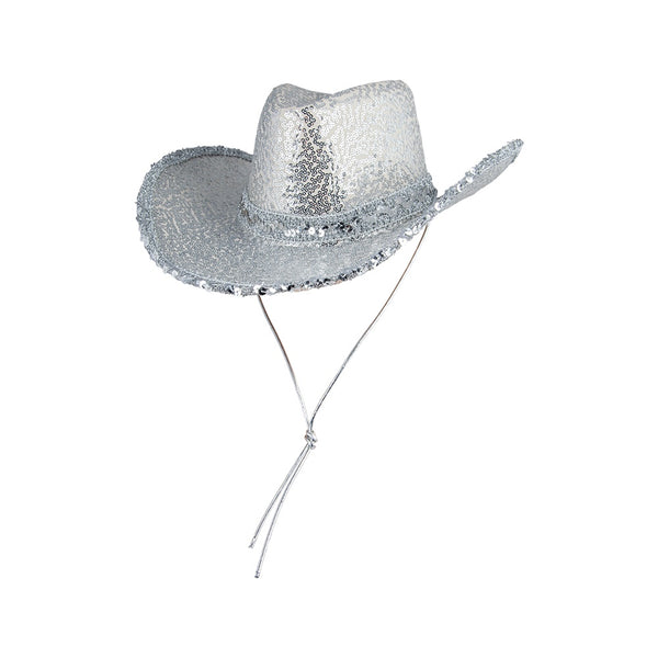 TEXAN COWGIRL - SILVER SEQUIN