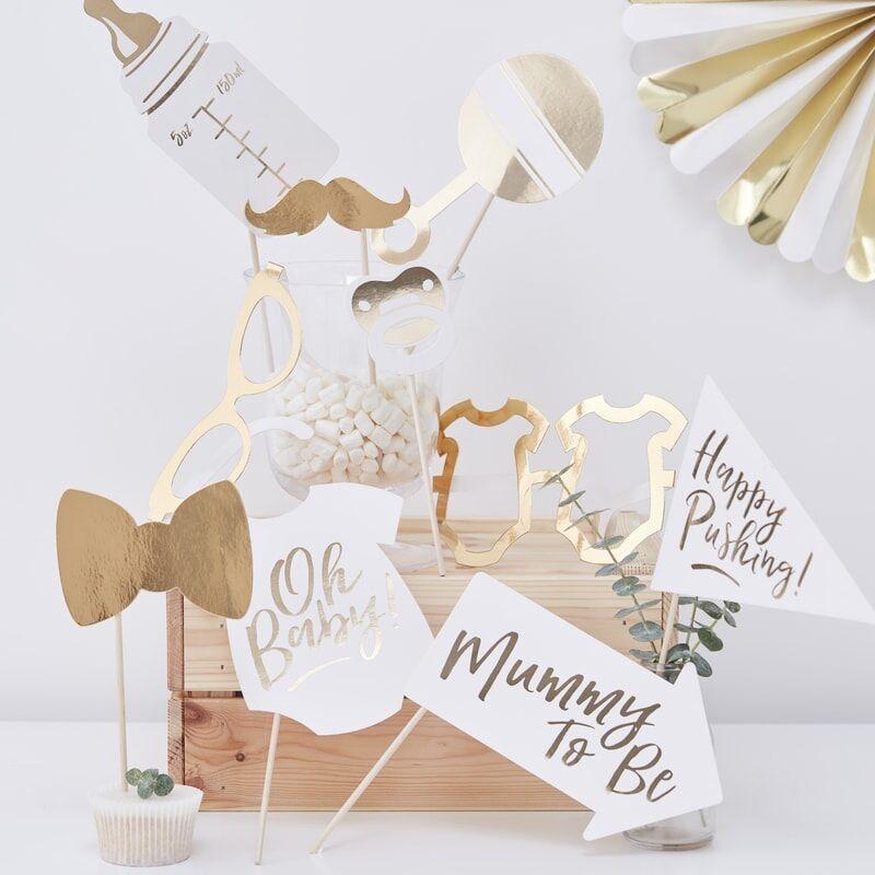 BABY SHOWER - PHOTO BOOTH PROPS - OH BABY!-BABY SHOWER MISC-Partica Party