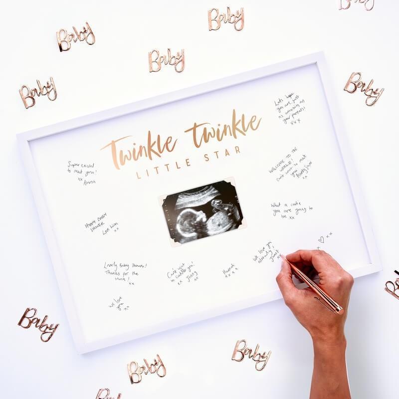 BABY SHOWER - SIGNING FRAME GUEST BOOK - TWINKLE TWINKLE-TWINKLE TWINKLE-Partica Party
