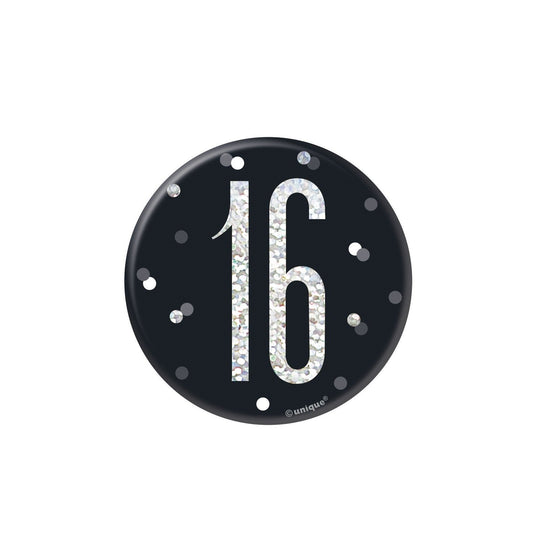 BADGE - 16th - BLACK