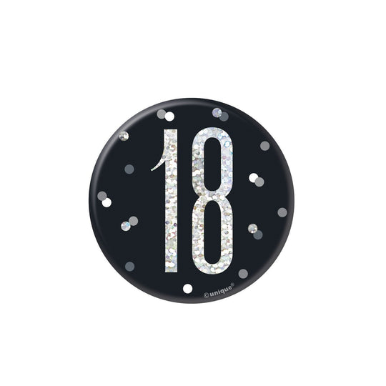 BADGE - 18th - BLACK