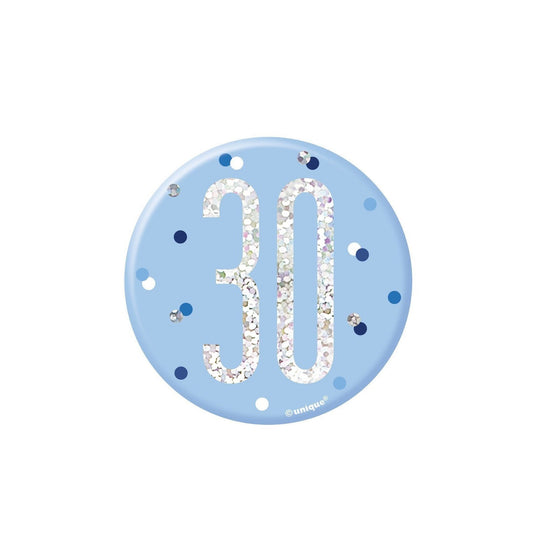 BADGE - 30th - BLUE