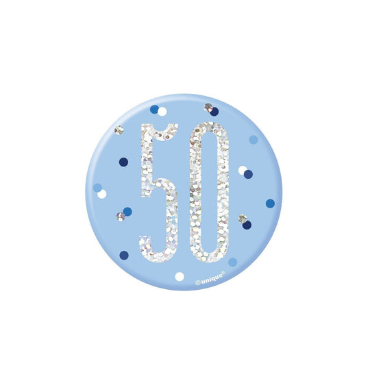 BADGE - 50th - BLUE