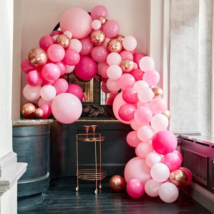 BALLOON ARCH KIT - LUXE PINK AND ROSE GOLD-BALLOON ARCH-Partica Party