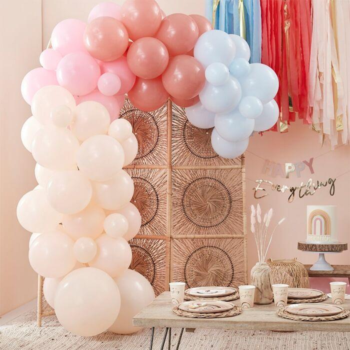BALLOON ARCH KIT - MUTED PASTEL-BALLOON ARCH-Partica Party