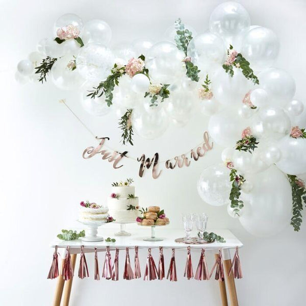 BALLOON ARCH KIT - WHITE-BALLOON ARCH-Partica Party