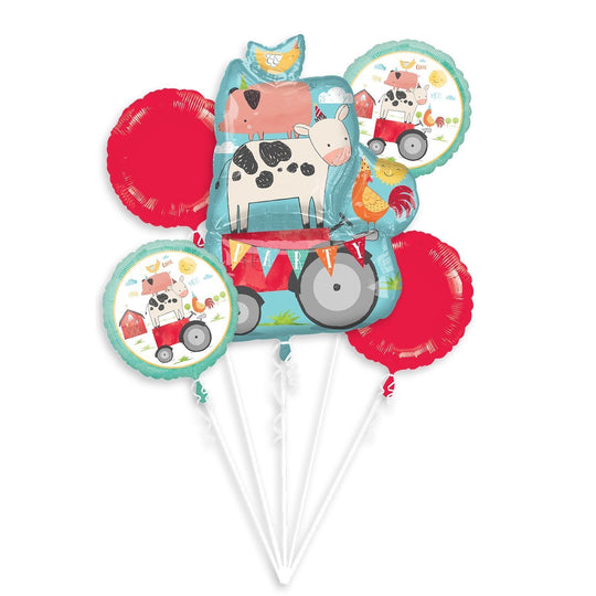 BALLOON BOUQUET - BARNYARD BIRTHDAY