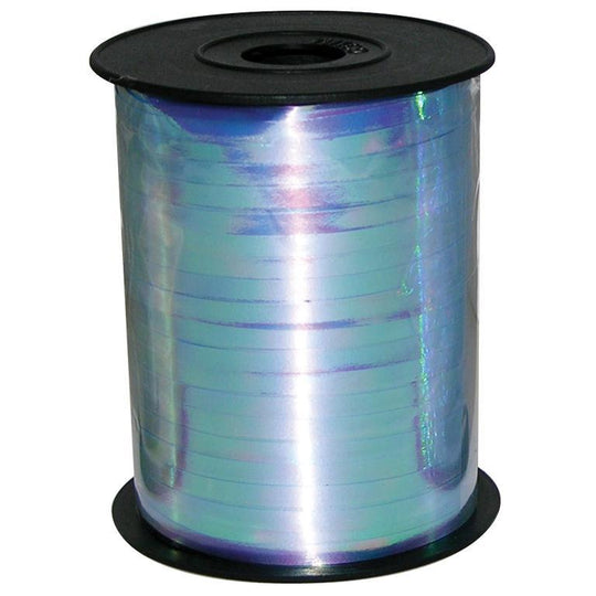 BALLOON RIBBON SPOOL - IRIDESCENT BLUE