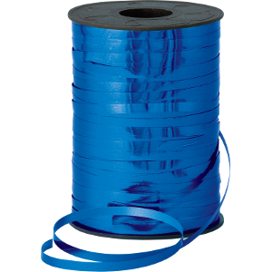 BALLOON RIBBON SPOOL - METALLIC BLUE