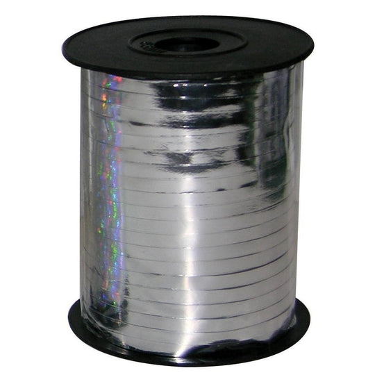 BALLOON RIBBON SPOOL - METALLIC SILVER