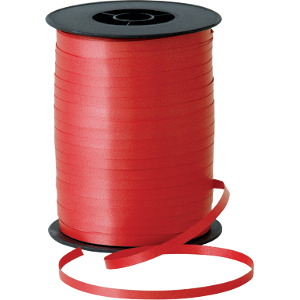BALLOON RIBBON SPOOL - RED