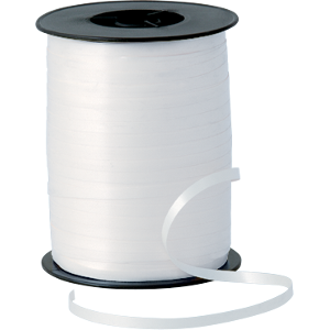BALLOON RIBBON SPOOL - WHITE