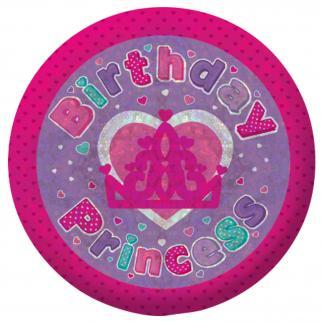 BIRTHDAY PRINCESS BADGE - 5.5CM
