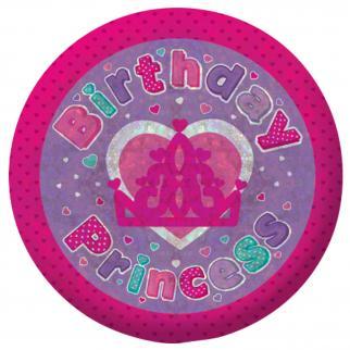 BIRTHDAY PRINCESS BADGE - 5.5CM-BADGE-Partica Party