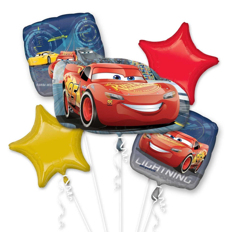 BOUQUET - LIGHTNING MCQUEEN - CARS 3-CARS 3 BALLOONS-Partica Party