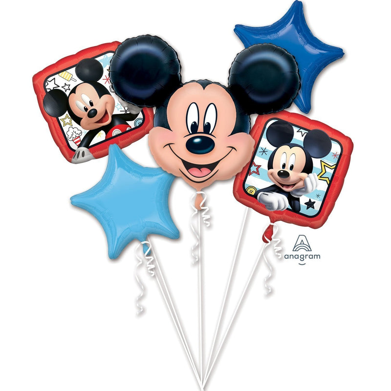 BOUQUET - MICKEY ROADSTER-MICKEY & MINNIE MOUSE BALLOONS-Partica Party