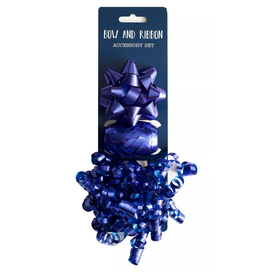 BOW & RIBBON SET - BLUE