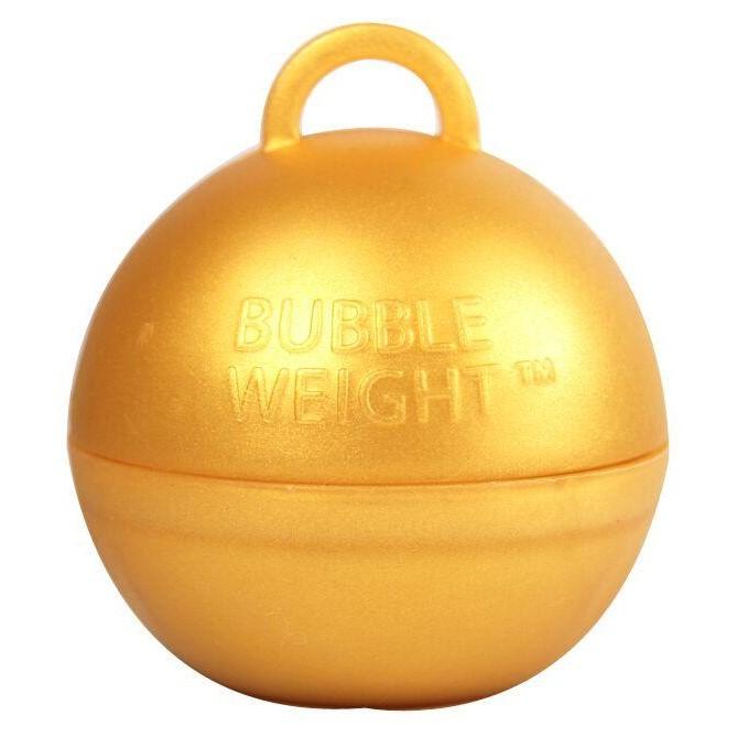 BUBBLE BALLOON WEIGHT - GOLD-BALLOON WEIGHT-Partica Party