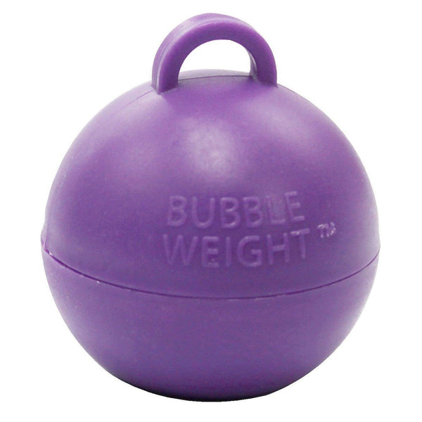 BUBBLE BALLOON WEIGHT - PURPLE-BALLOON WEIGHT-Partica Party