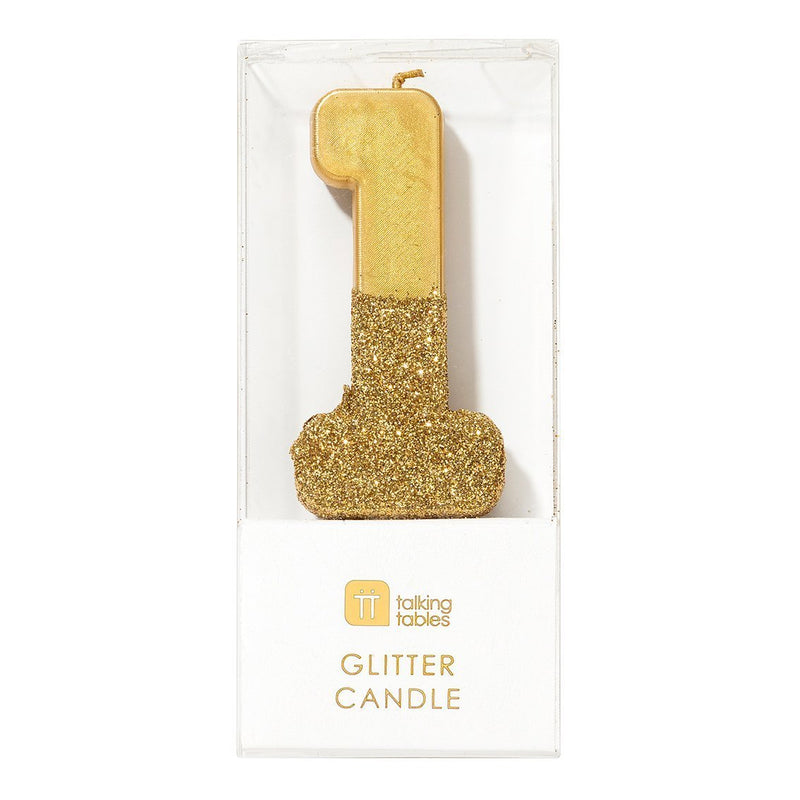 CANDLE - 1 - GOLD-CANDLE-Partica Party