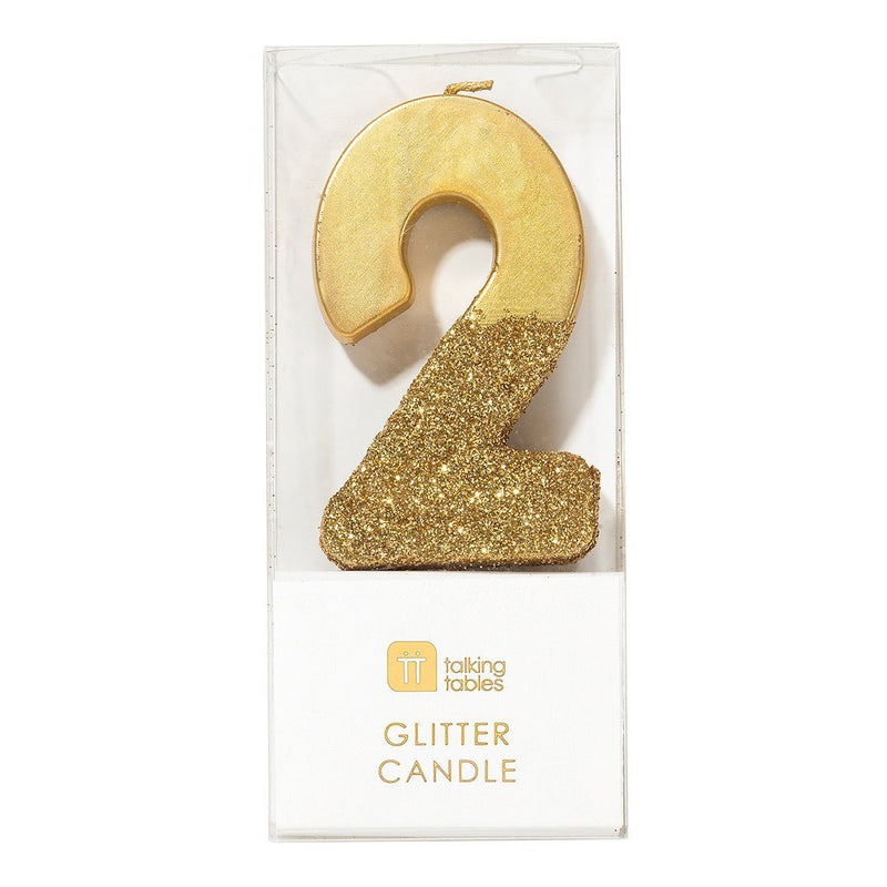 CANDLE - 2 - GOLD-CANDLE-Partica Party