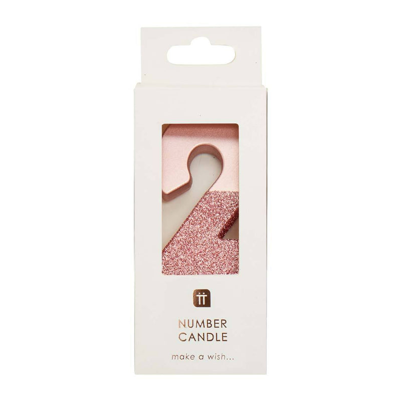 CANDLE - 2 - ROSE GOLD-CANDLE-Partica Party