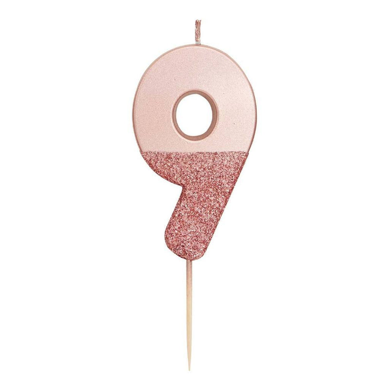 CANDLE - 9 - ROSE GOLD-CANDLE-Partica Party