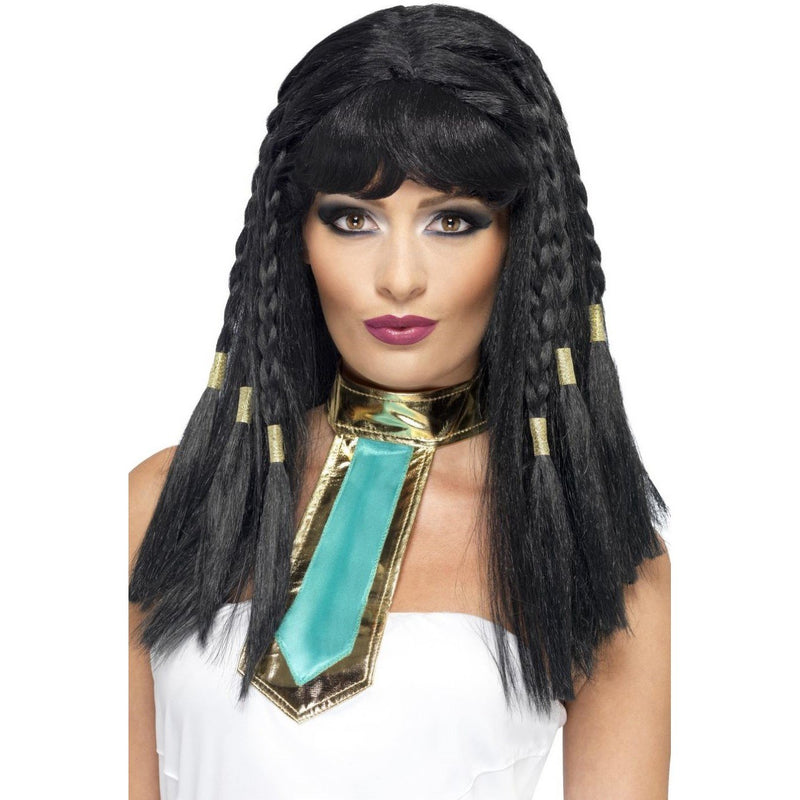 CLEOPATRA WIG - BLACK-THEMED WIGS-Partica Party