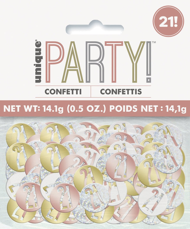 CONFETTI - 21 - ROSE GOLD-CONFETTI-Partica Party
