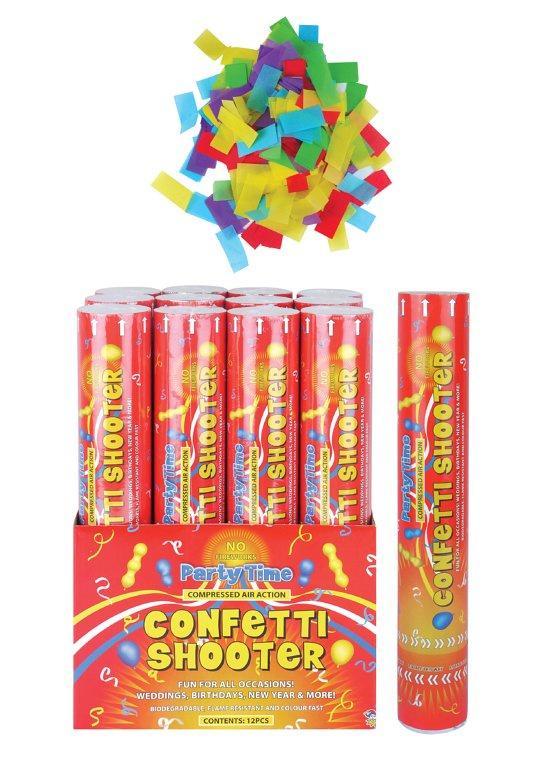 CONFETTI SHOOTER - RAINBOW PAPER - 30CM-Confetti SHooter-Partica Party